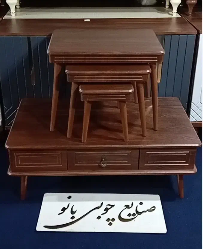 جلومبلی عسلی مدل ساده کلاسیک کد 2002 زیبا|مبلمان خانگی و میز عسلی|قم, قلعه کامکار|دیوار