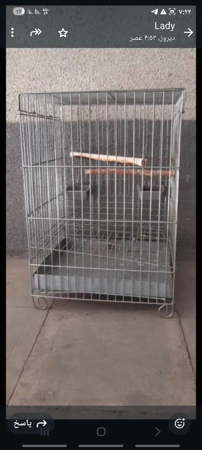 فروش قفس پرنده فوق العاده سالم|لوازم جانبی حیوانات|تهران, جنتآباد شمالی|دیوار