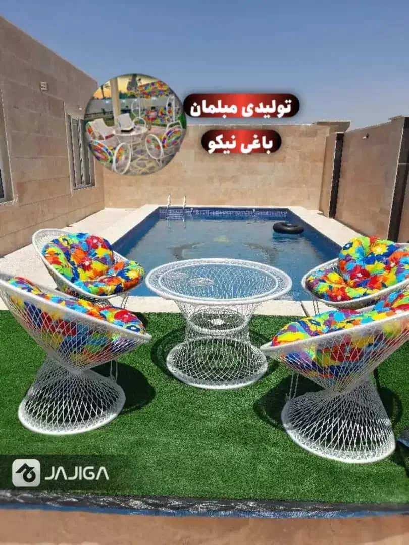 طراحی شیک و مقاوم صندلی باغی / اقتصادی مدل بامبو|صندلی و نیمکت|سلمان‌شهر, |دیوار