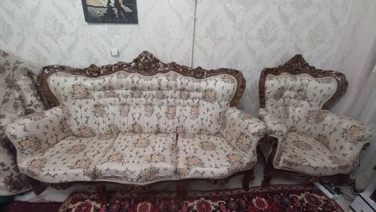 مبل سلطنتی|مبلمان خانگی و میز عسلی|تبریز, |دیوار