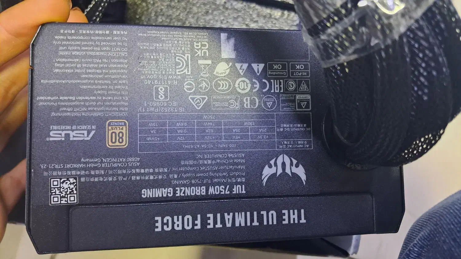 منبع تغذیه پاور کیس کامپیوتر tuf gaming 750w|قطعات و لوازم جانبی رایانه|تهران, شهرک شریعتی|دیوار