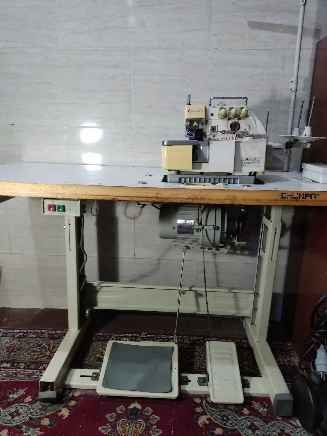 چرخ ریشه بندی سه نخ سیلور ساخت چین|چرخ خیاطی و ریسندگی|اهواز, حصیرآباد|دیوار