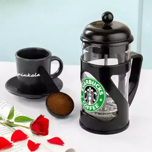 فرنچ پرس StarBucks مدل 350/قهوه/دمنوش/کافه|قوری، کتری، قهوه‌ساز دستی|تهران, تهرانپارس شرقی|دیوار