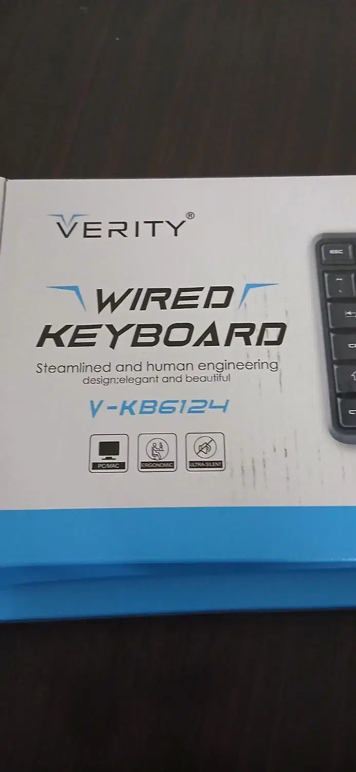 کیبورد V-KB6124|قطعات و لوازم جانبی رایانه|تهران, جوادیه|دیوار