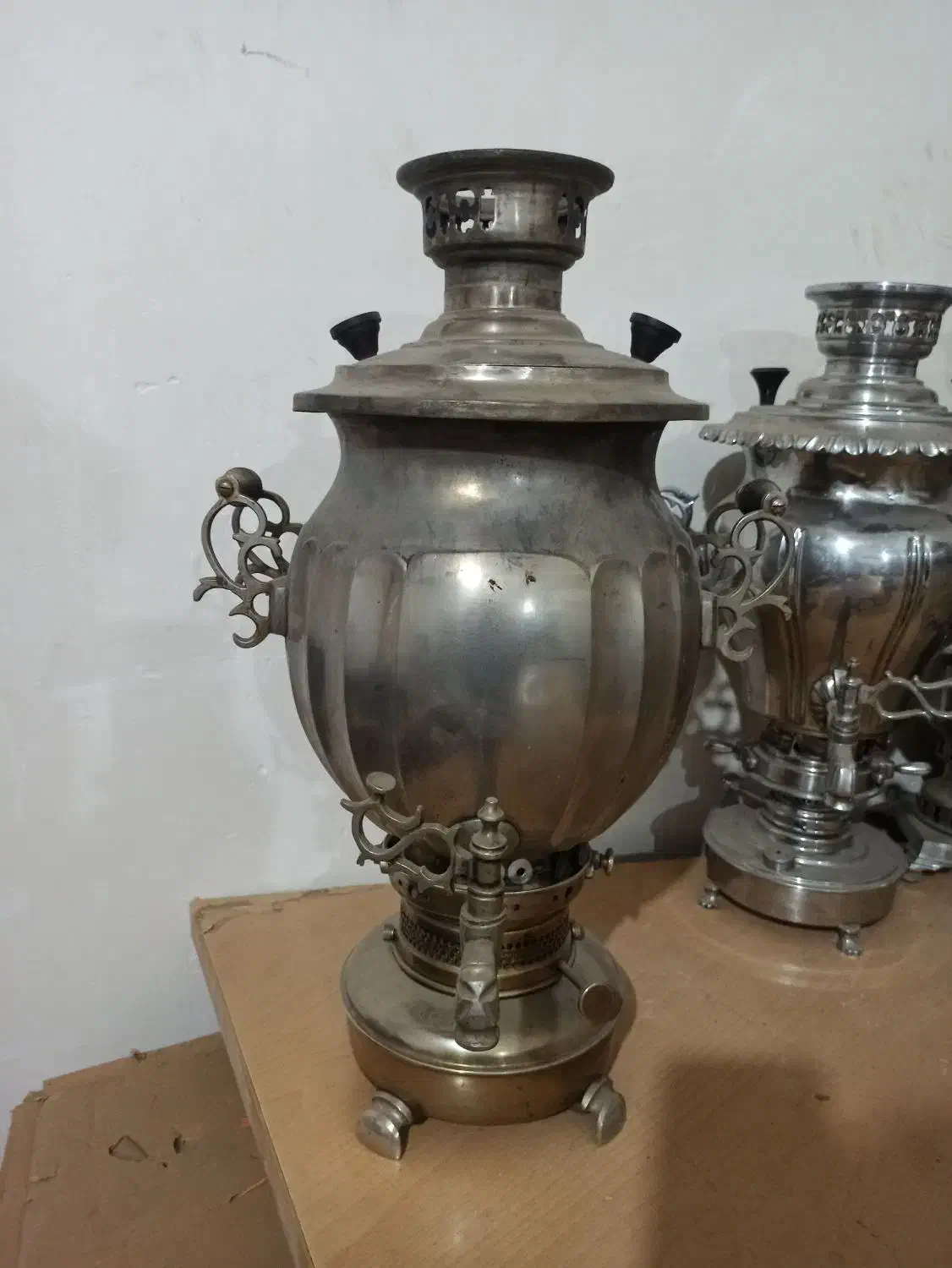 سماور روسی ایرانی|سماور، چای‌ساز، قهوه‌ساز|تبریز, |دیوار