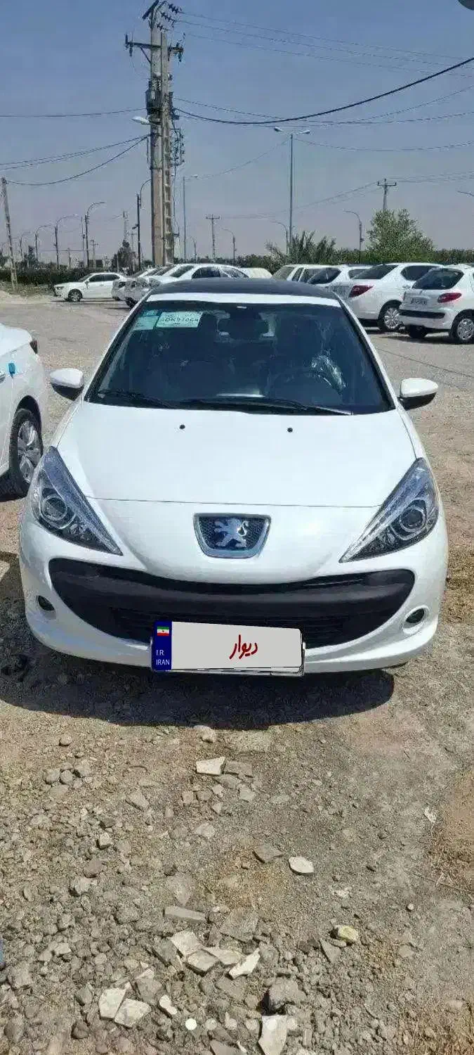 207 سفید پانا پلاس قالپاق تحویل روز1290|خودرو سواری و وانت|اهواز, کیانپارس |دیوار