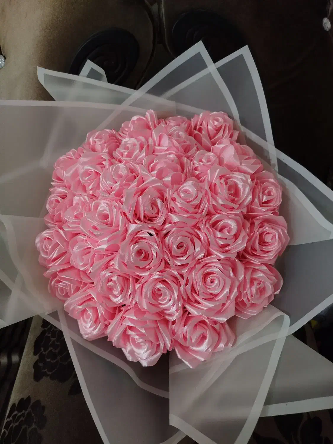 دسته گل ربانی و باکس گل|گل مصنوعی|گرگان, |دیوار