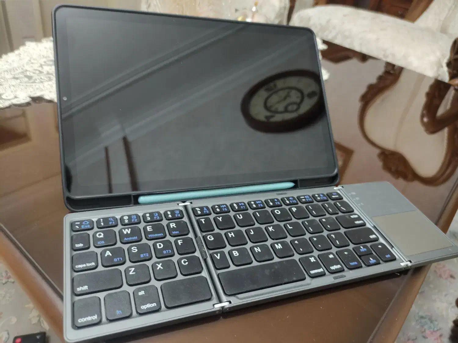 تبلت Galaxy s6 Lite سیمکارتی همراه با کییرد و قلم|تبلت|فردیس, ثابتی|دیوار