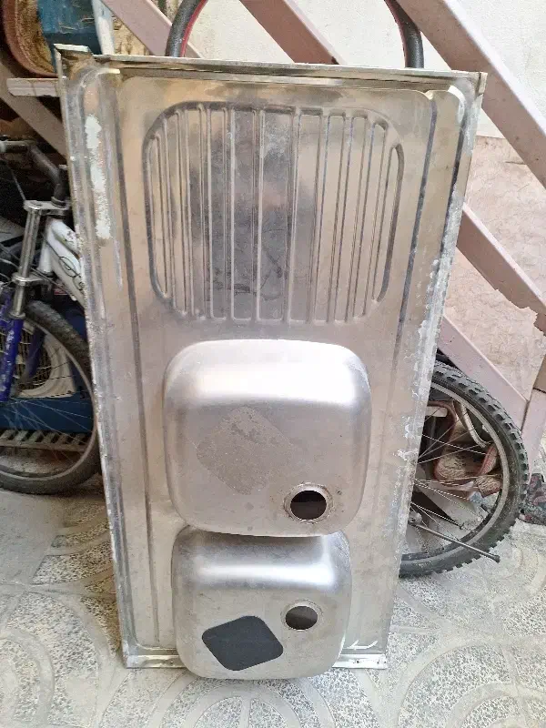 سینگ ظرفشویی دوقلو|مصالح و تجهیزات ساختمان|ری, شهید بهشتی|دیوار