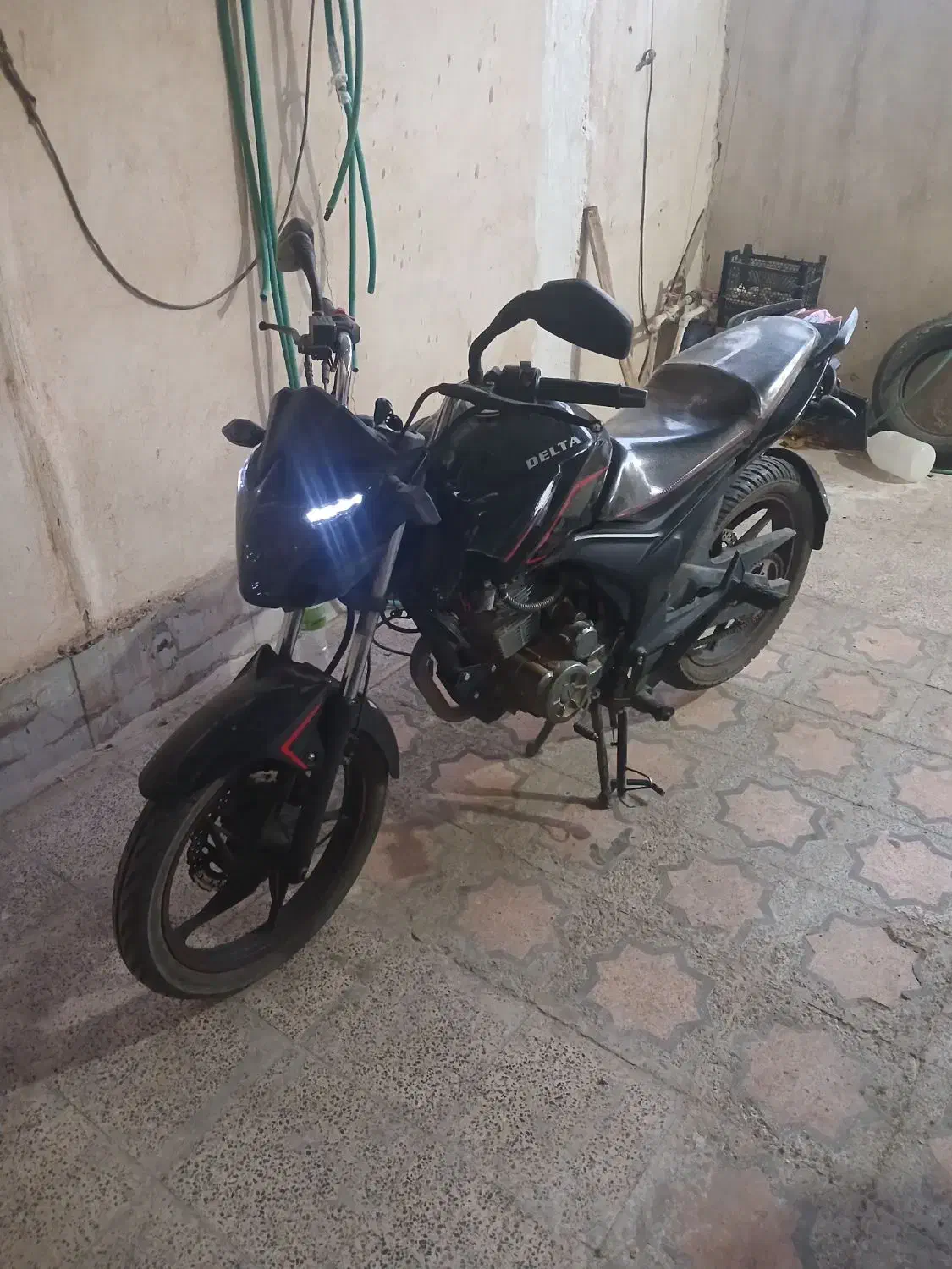 موتورسیکلت دلتا ۱۶۰ کم کارکرد|موتورسیکلت|بم, |دیوار