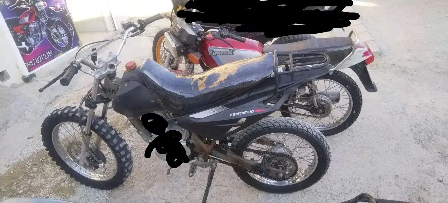 تریل تک کمک کیپس کورسی استریت200جفت اگزازپلم|موتورسیکلت|کازرون, |دیوار