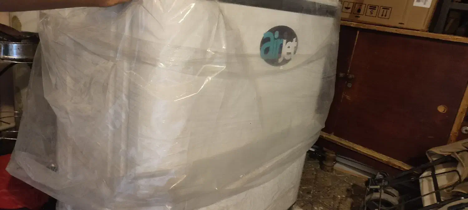 یک لباسشویی دوقلو پاکشوما 9و نیم کیلویی کاملا نو|ماشین لباسشویی و خشککن لباس|فلاورجان, |دیوار