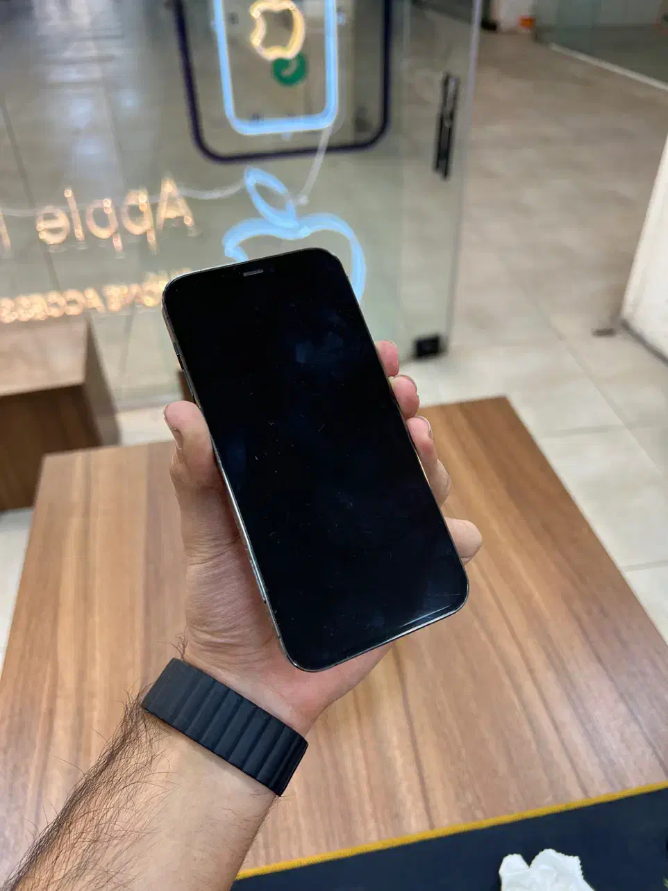 iPhone 12 Pro 256 z/a 100|موبایل|آمل, |دیوار