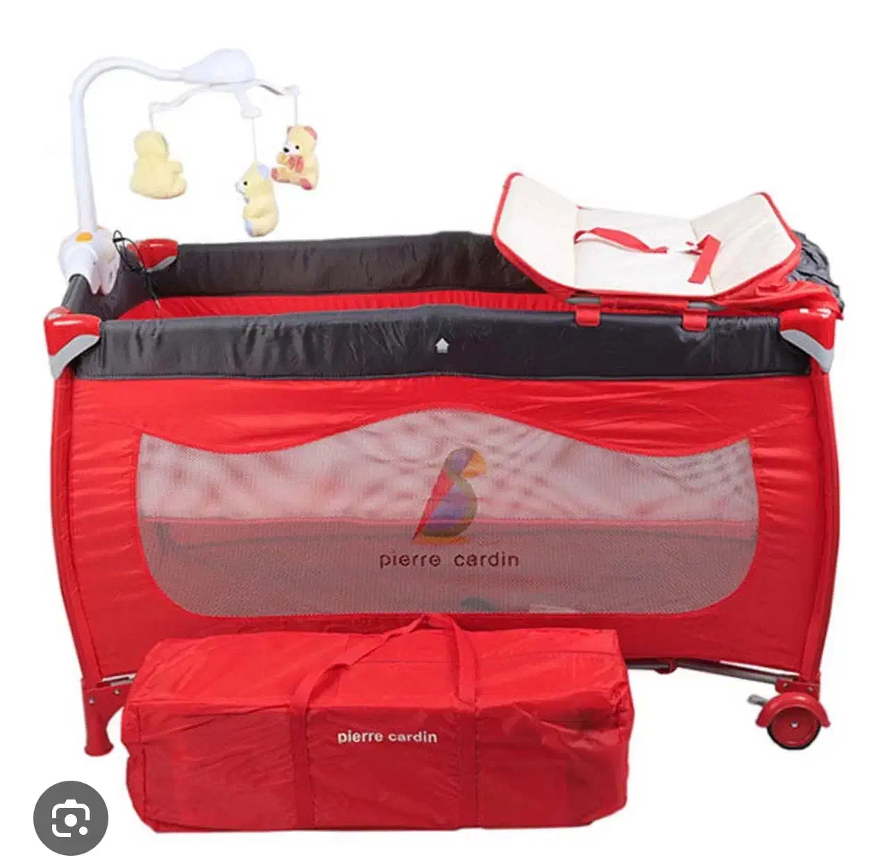 تخت و پارک کودک تاشو مارک پیرگاردین|اسباب و اثاث بچه|لار, |دیوار