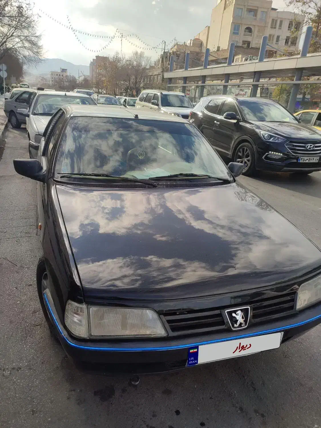 پژو 405مشکی|خودرو سواری و وانت|فریمان, |دیوار