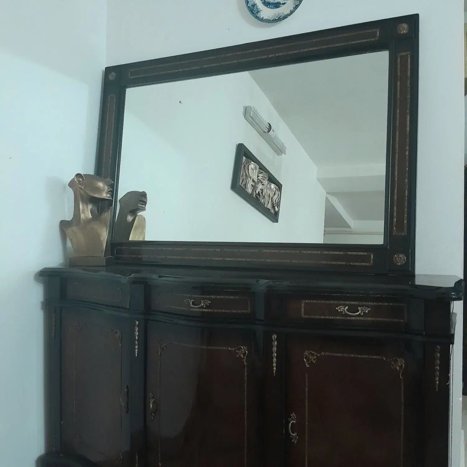 آیینه کنسول ۳کشو|بوفه، ویترین، کنسول|آمل, |دیوار