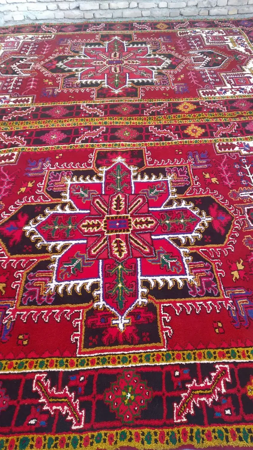 دوجفت‌فرش‌دستبافت‌شش‌۶متر‌بارماخ‌توخوش‌وتک‌۹متر|فرش|تبریز, |دیوار