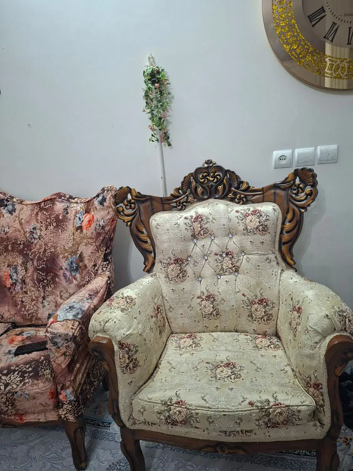 مبل سلطنتی|مبلمان خانگی و میز عسلی|تهران, باغ خزانه|دیوار