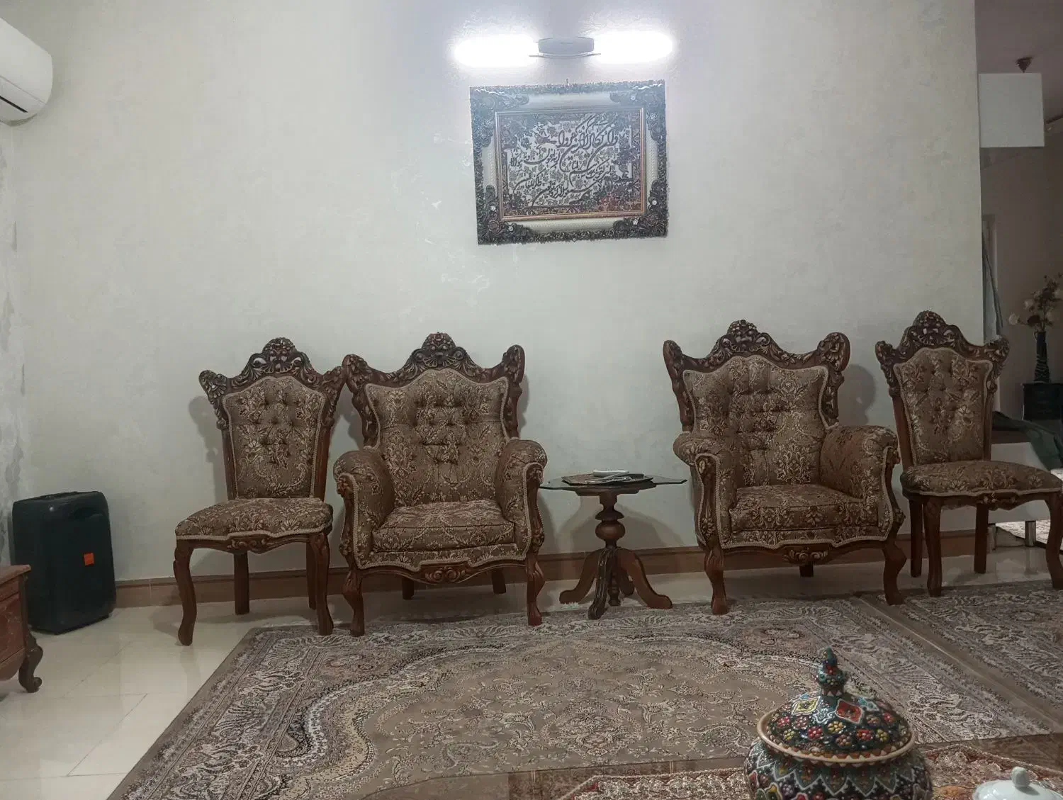 مبل ۹ نفره|مبلمان خانگی و میز عسلی|زیرآب, |دیوار