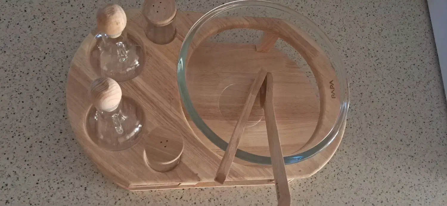 ظرف چوبی نو|ظروف سرو و پذیرایی|بابل, |دیوار