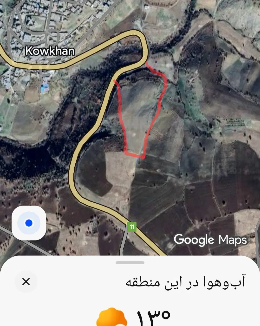 زمین کشاورزی روستای کوخان ۳۰ هزار متر|فروش زمین و ملک کلنگی|نمشیر, |دیوار