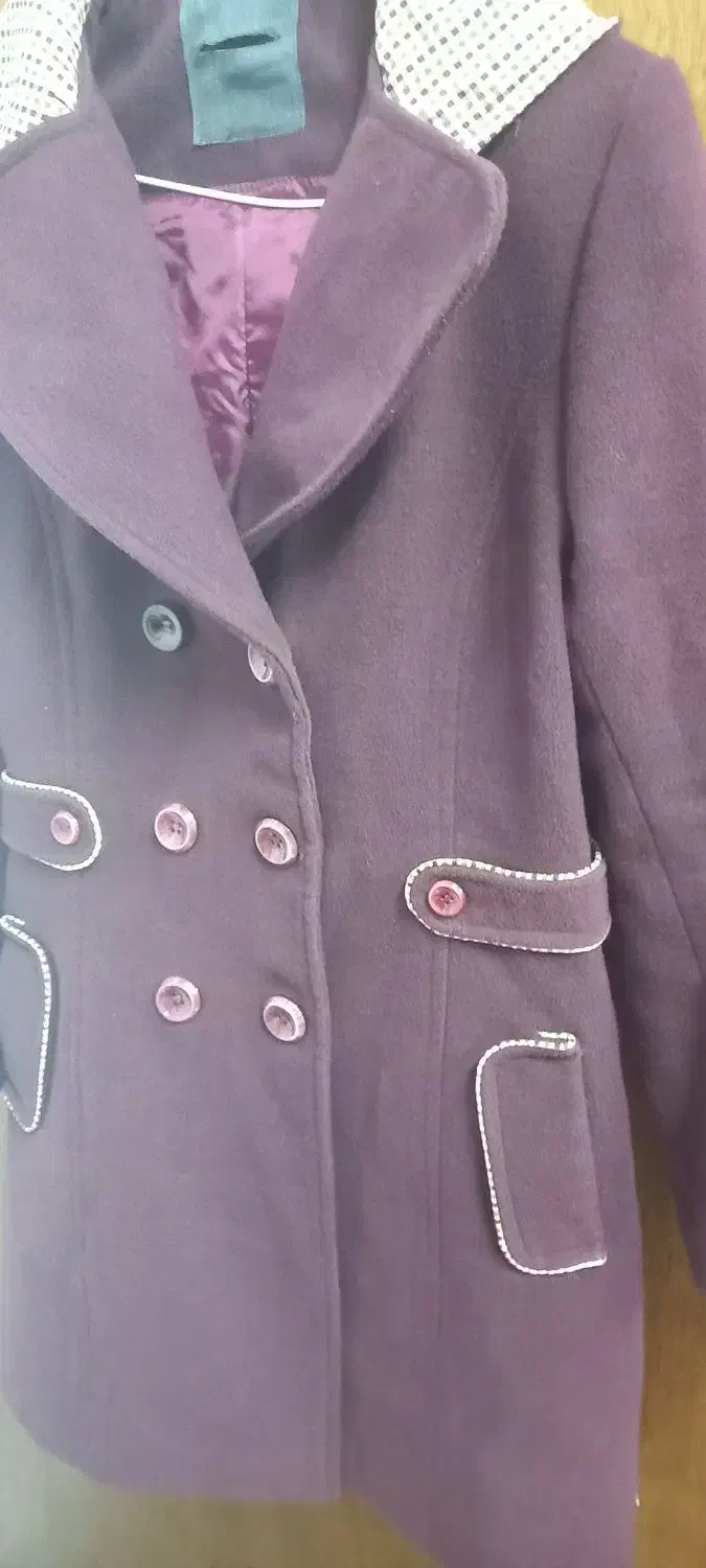 پالتو آستر دار زرشکی کلاه دار|لباس|رشت, پارک شهر|دیوار