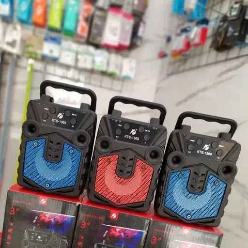 اسپیکر  بلوتوثی فلشخور خروجی میکروفون رقصنور ۷رنگ|سیستم صوتی خانگی|اردبیل, |دیوار