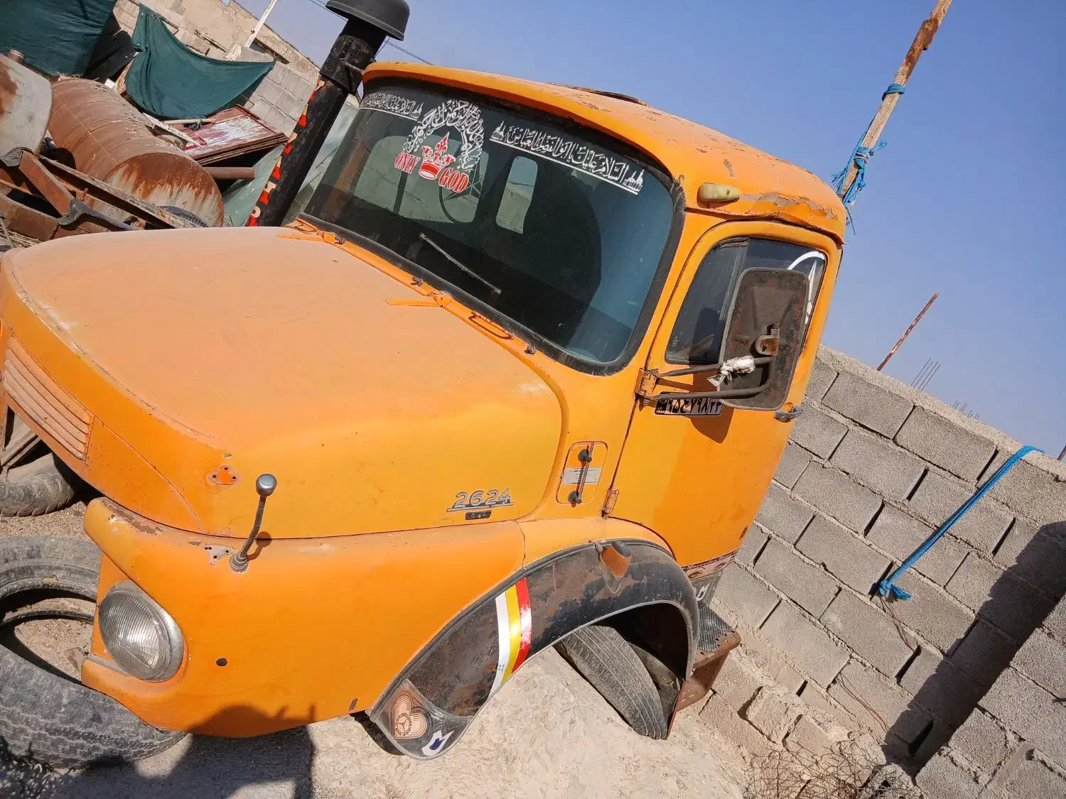 اتاق جلو بنز ده چرخ زیر مایلرخارجی|خودرو سنگین|دهلران, |دیوار