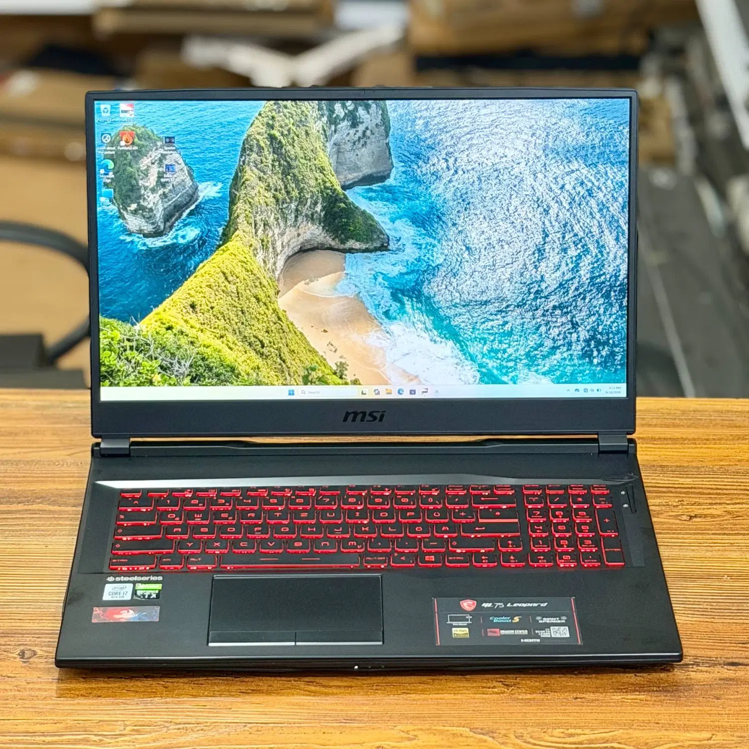 لپتاپ MSI GL75 گرافیک RTX2070/ 8GB حرفه ای|رایانه همراه|شیراز, ملاصدرا|دیوار