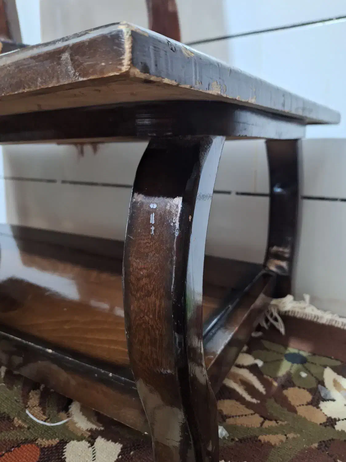 میز عسلی بزرگ و کوچک تمام چوب|مبلمان خانگی و میز عسلی|مبارکه, |دیوار