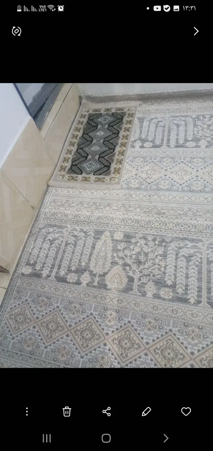 فرش اتاق رنگ طوسی نو|فرش|پاکدشت, حصار امیر|دیوار