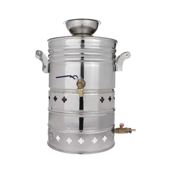 سماور گازی ۴ تا ۱۲ لیتری برنجی و استیل/سماورسازی|سماور، چایساز، قهوهساز|یزد, |دیوار