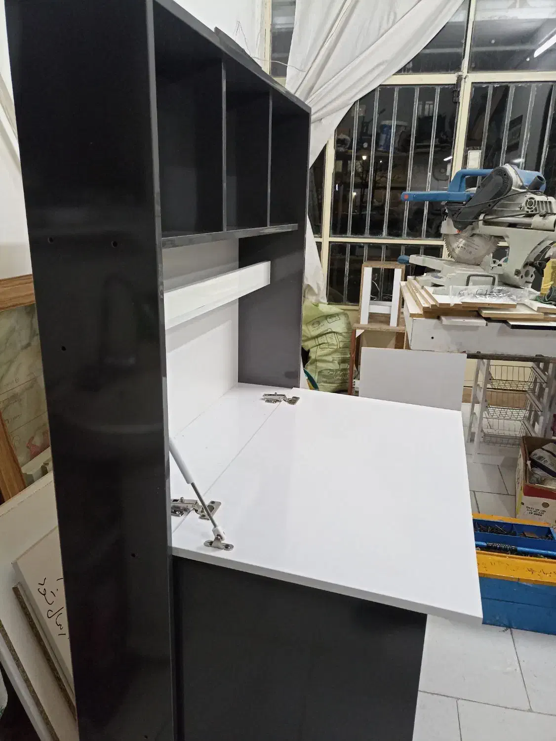 میز تحریر کم جا تاشو|میز تحریر و کامپیوتر|مشهد, حضرت حجت|دیوار