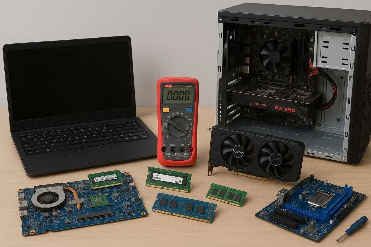 تعمیرات لپتاپ و کامپیوتر|خدمات رایانه‌ای و موبایل|اسلام‌شهر, شهرک لاله|دیوار