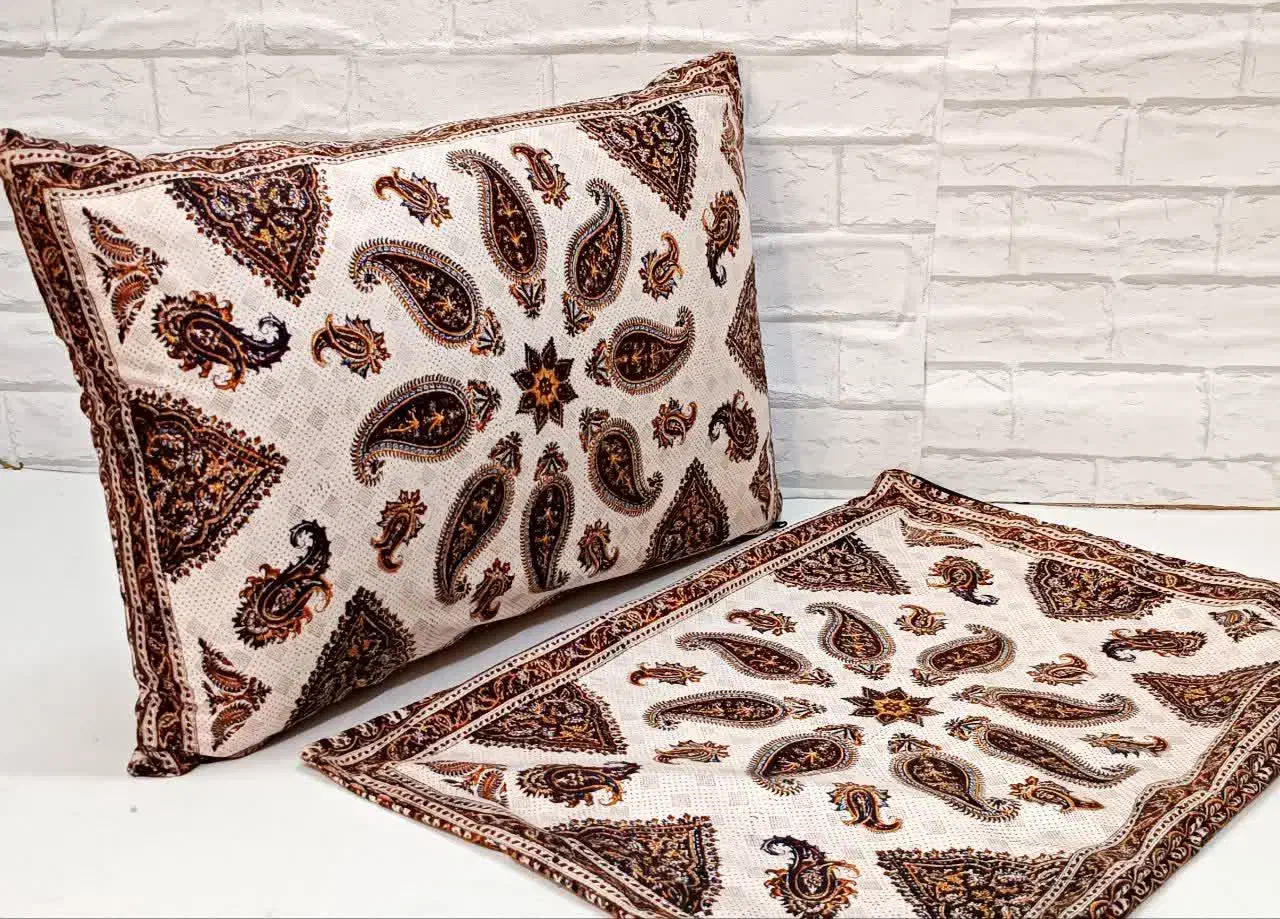 رو بالشتی دورو مخمل|رختخواب، بالش، پتو|تربتحیدریه, اندیشه|دیوار