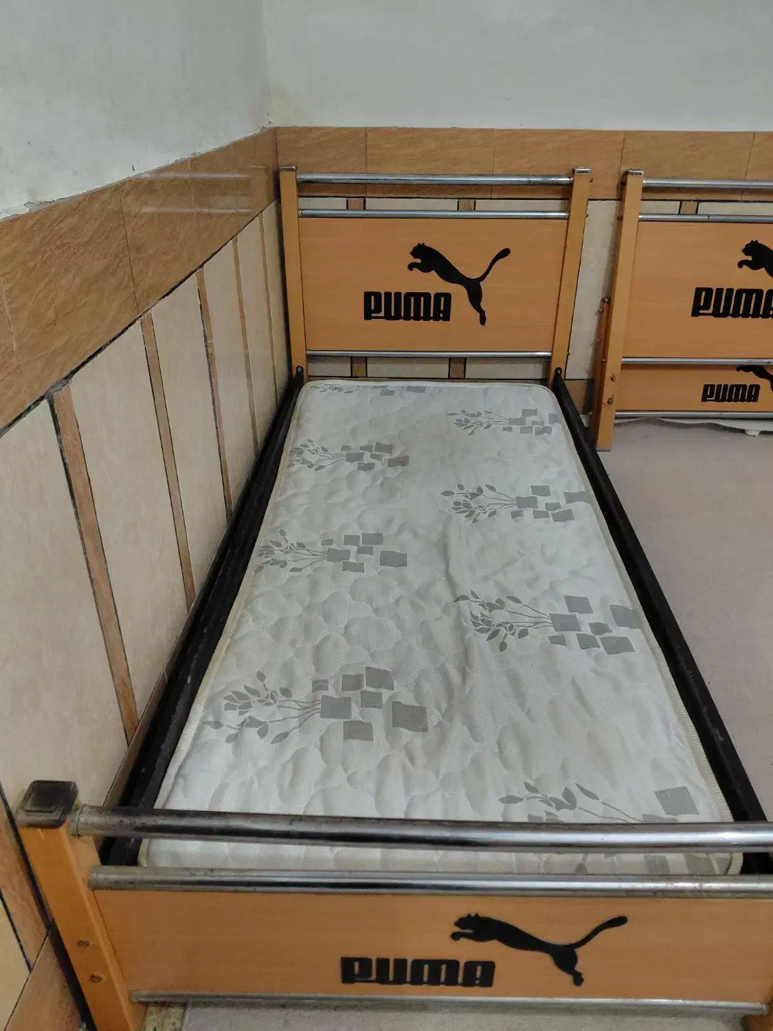 دوعدد تختخواب تکنفر ه|تشک تختخواب|رامشیر, |دیوار