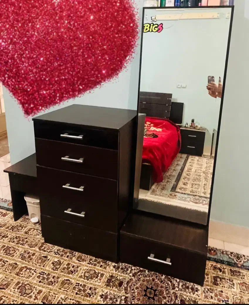 تخت خواب دو نفره|تخت و سرویس خواب|آبادان, |دیوار