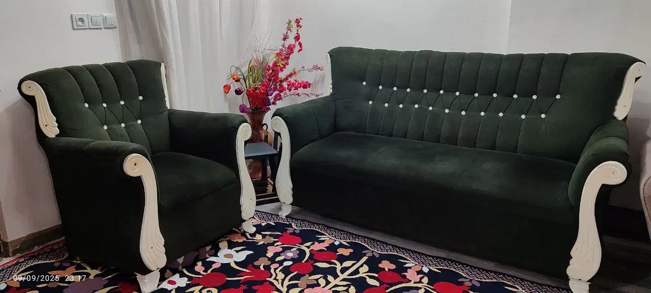 مبل سالم ۷نفره|مبلمان خانگی و میز عسلی|رشت, عینک|دیوار