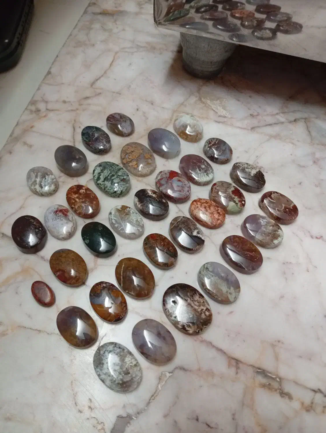 انگشتر و پک نگین شجر بهاره کلکسیونی|جواهرات|مشهد, طلاب|دیوار