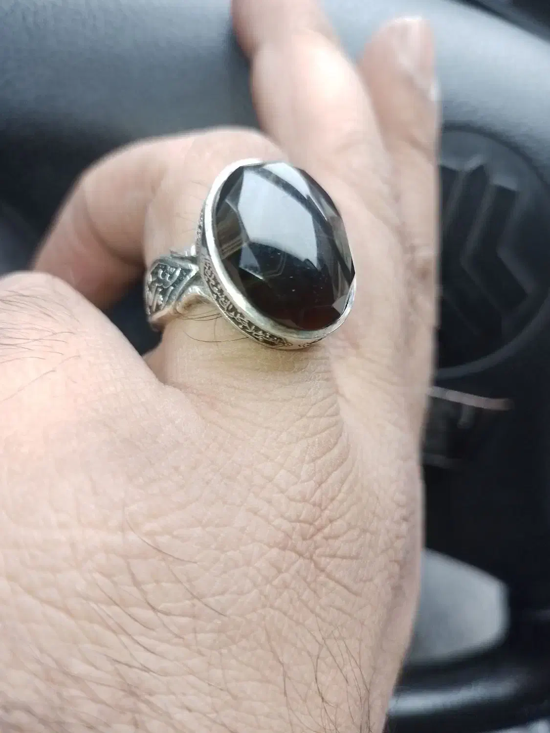 انگشتر جزع یمن .بارکاب خطی دس ساز خوش فرم و خوش دس|جواهرات|شوش, |دیوار