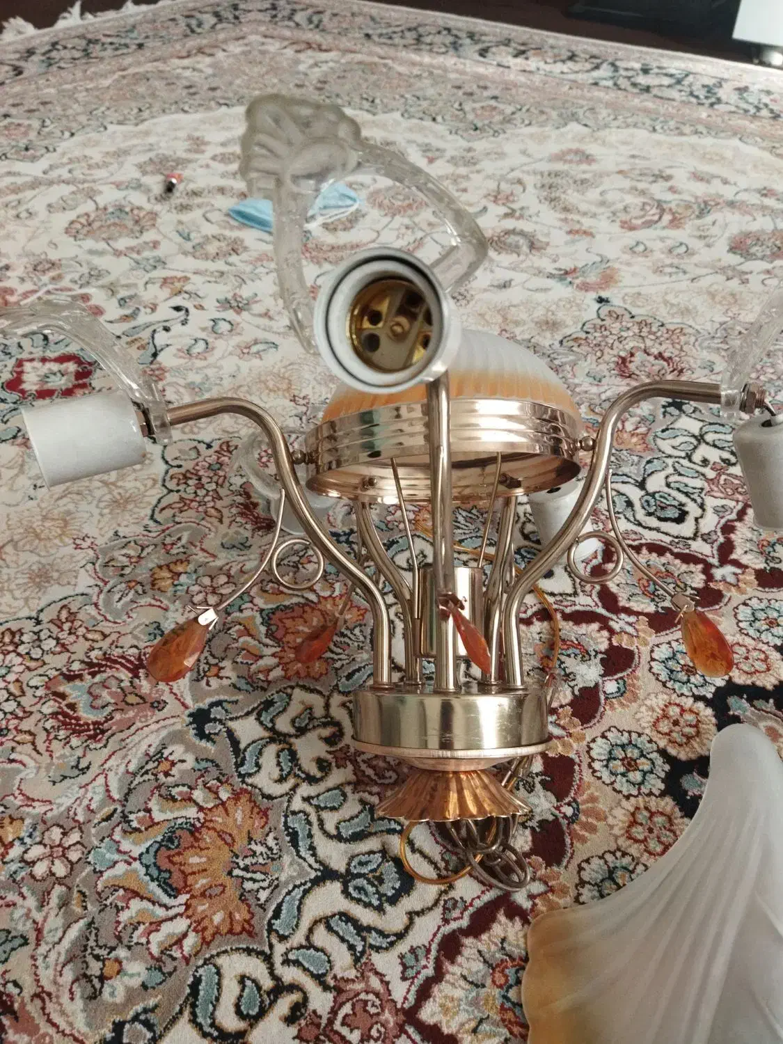 لوستر|لوستر و چراغ آویز|گنبد کاووس, |دیوار