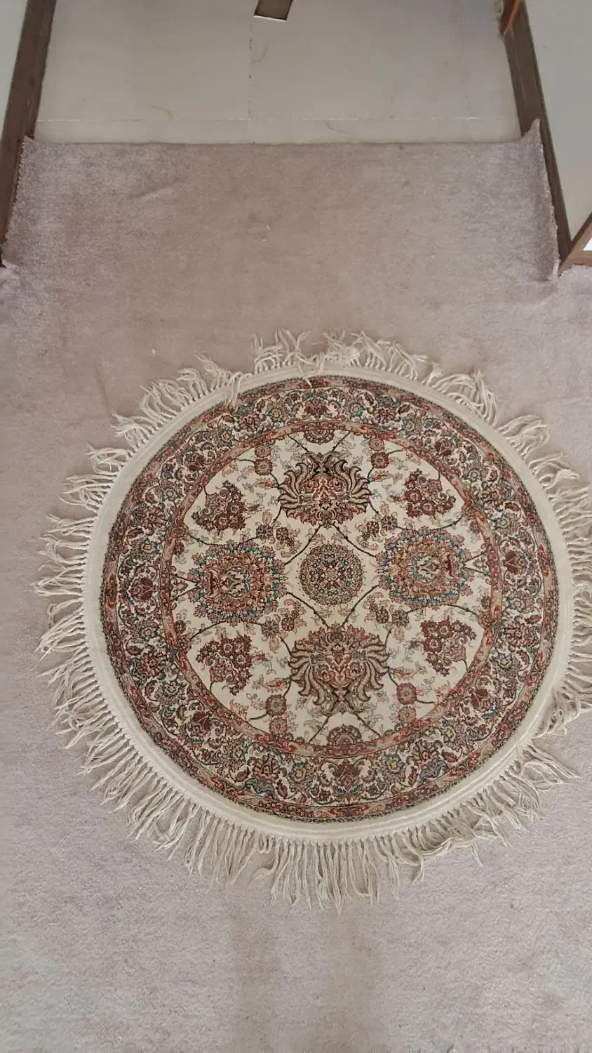 فرش گرد یک متری|فرش|خمینیشهر, |دیوار
