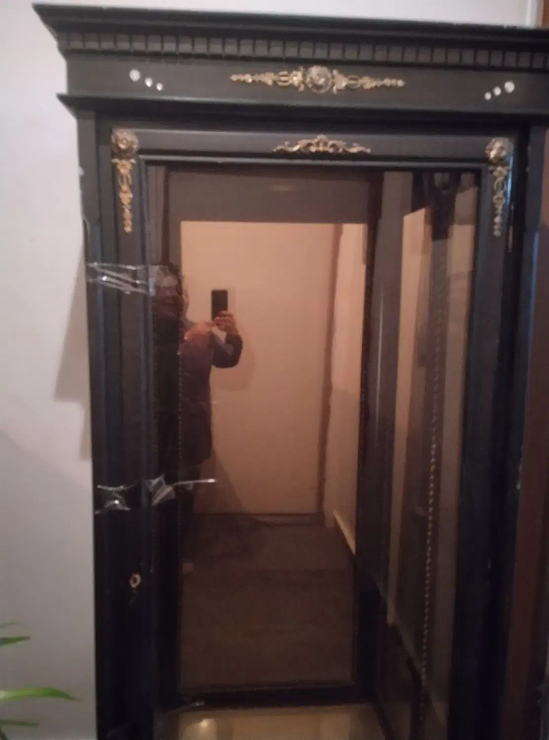 بوفه مشکی در حد نو|بوفه، ویترین، کنسول|سنندج, |دیوار