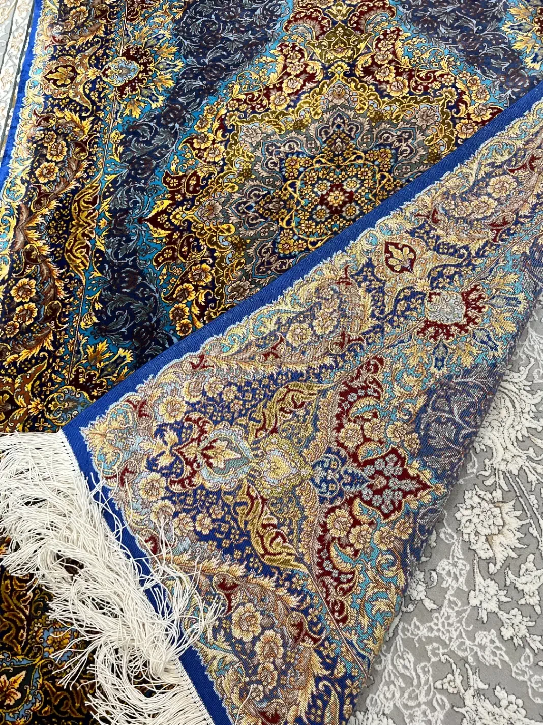 فرش ابریشم ذرع و چارک|فرش|تهران, مدائن|دیوار