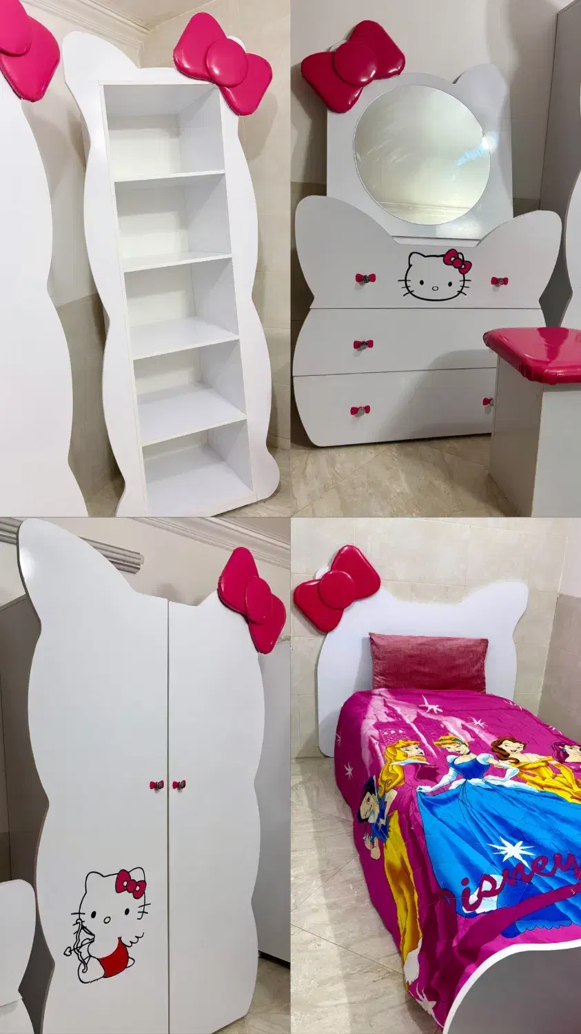 سرویس خواب کودک|تخت و سرویس خواب|تفت, |دیوار