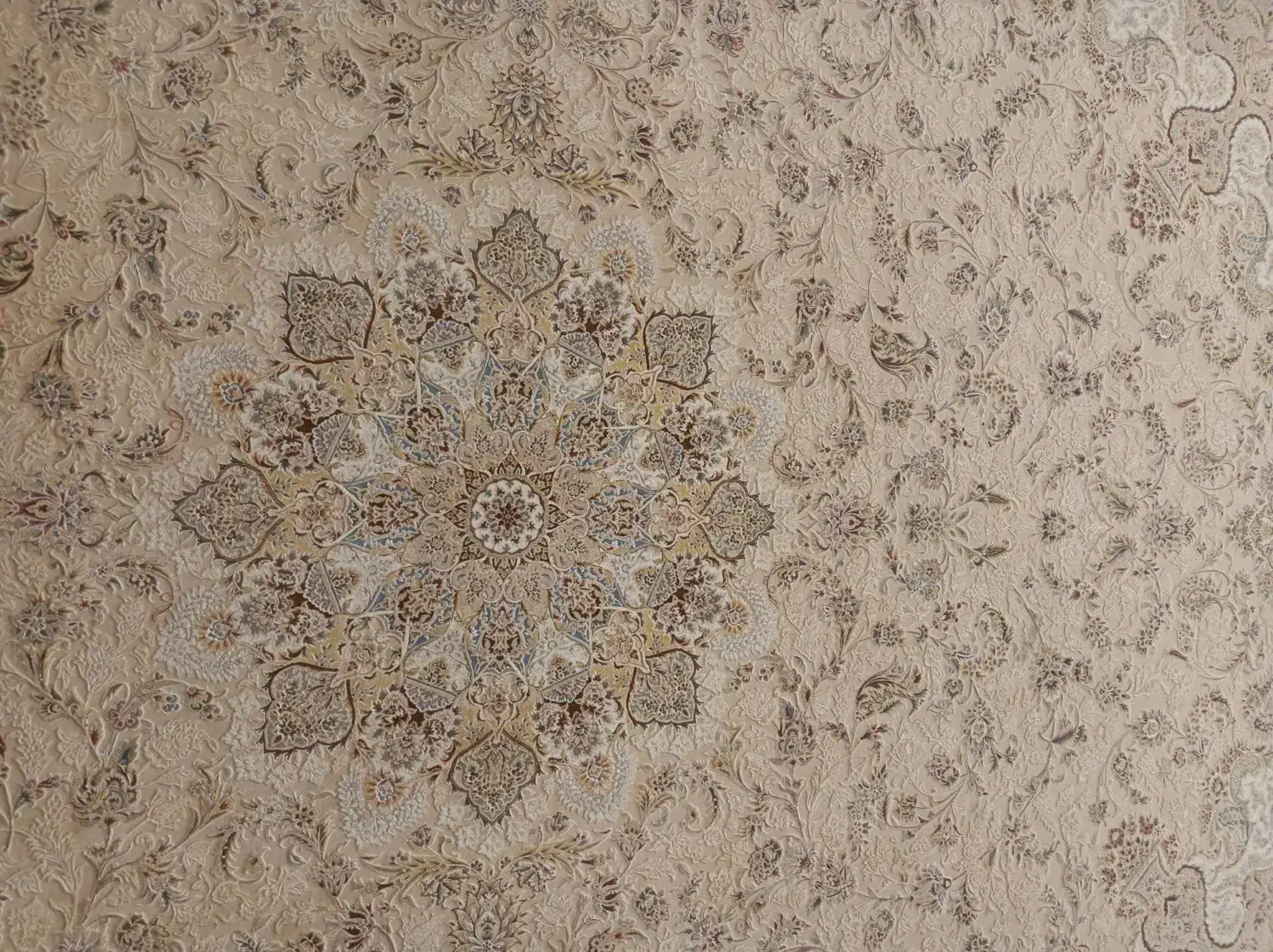 فرش خاطره کویر کاشان ابریشمی نقش برجسته|فرش|تهران, سهروردی|دیوار