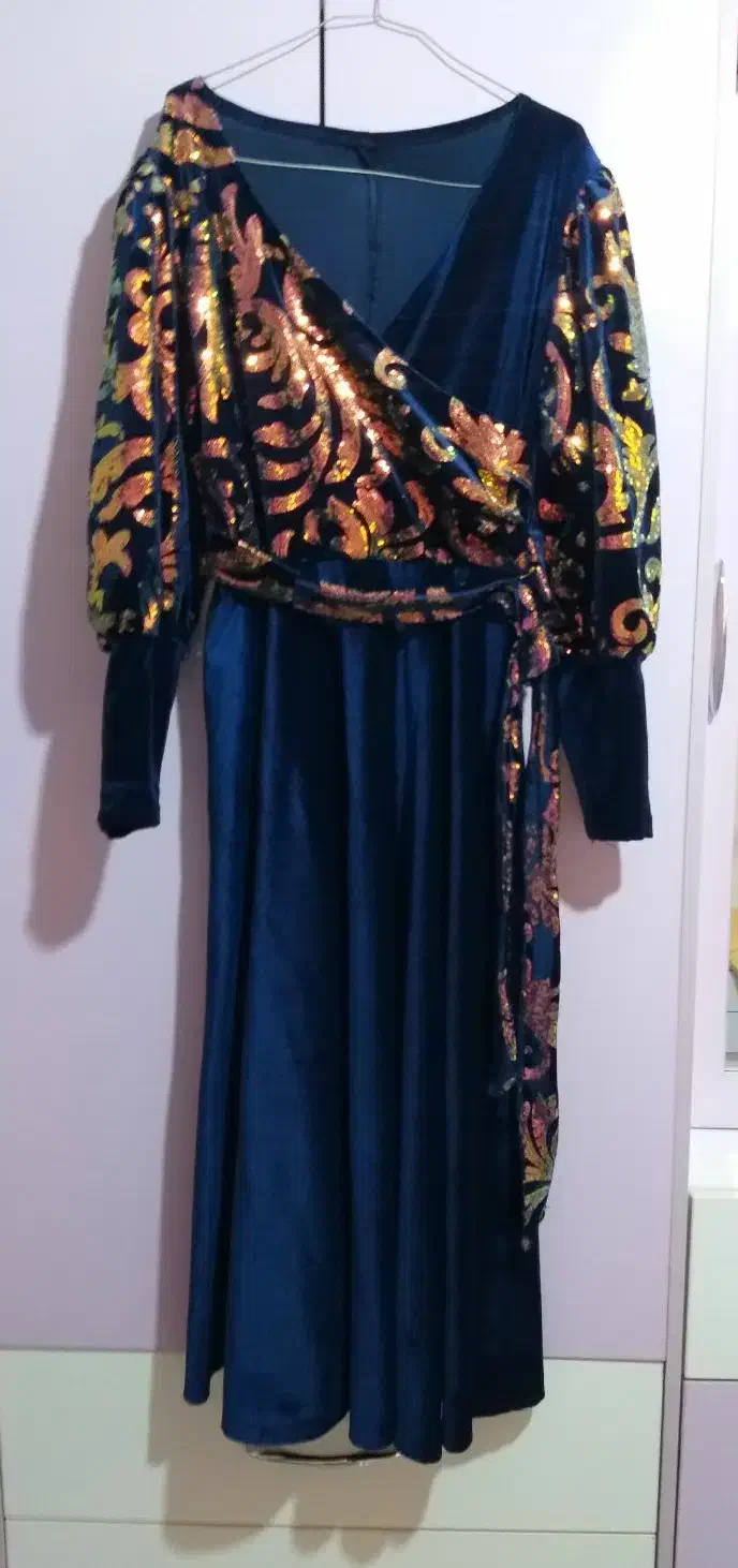 لباس مجلسی مخمل پولک دوزی|لباس|اردبیل, |دیوار