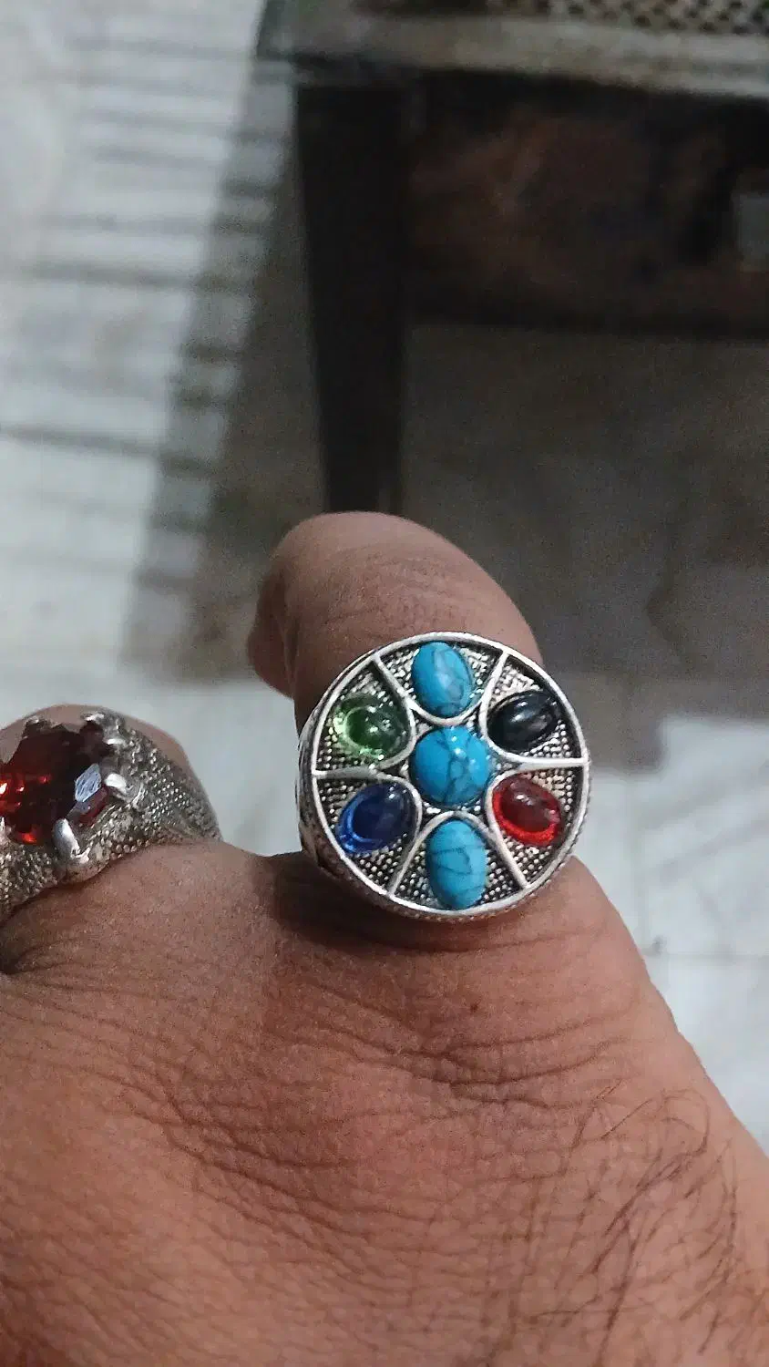 انگشتر هفت سنگ|جواهرات|شهرکرد, |دیوار