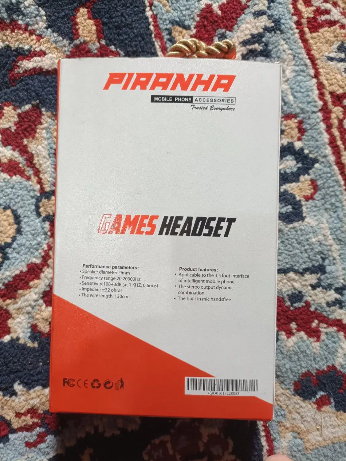 فروش هندزفری گیمینگ میکروفون دار|لوازم جانبی موبایل و تبلت|سراوان, |دیوار