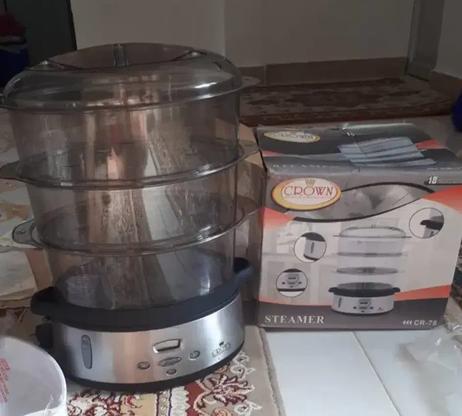 بخار پز crown|اجاق گاز و لوازم برقی پختوپز|قم, هنرستان|دیوار